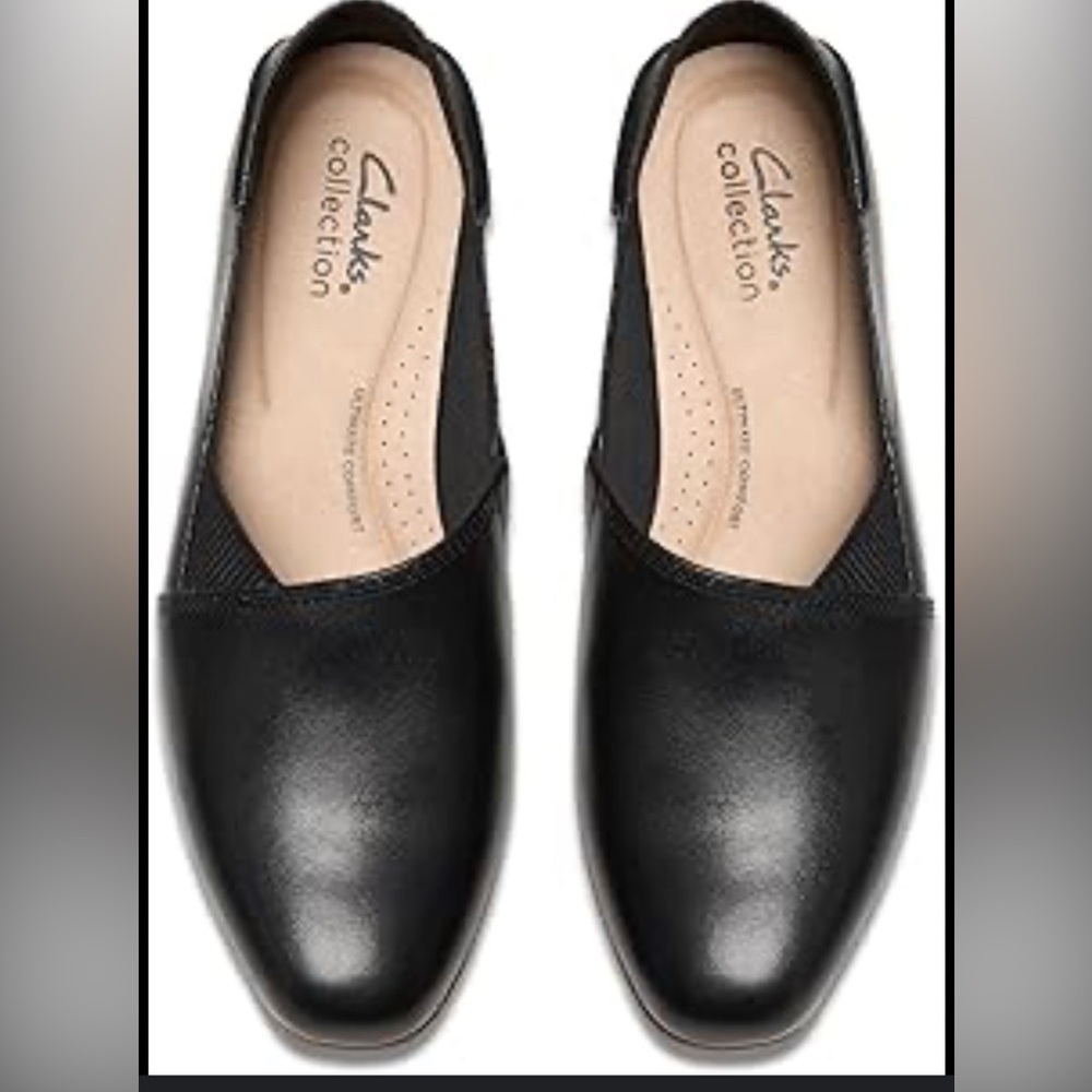 Clarks Women's Elegant Black Flats